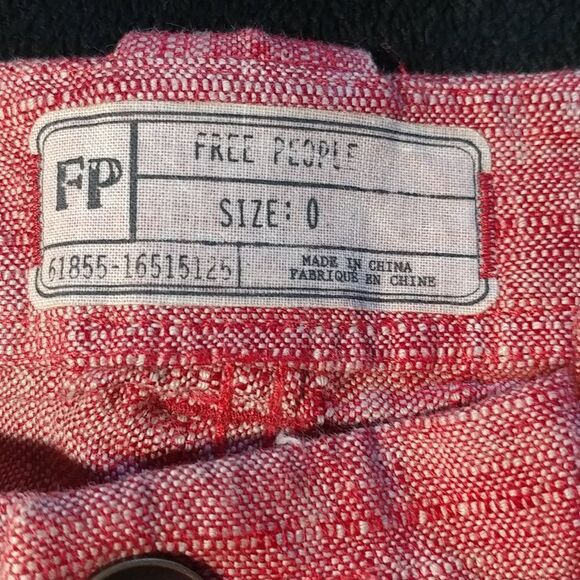 Free People Chambray Cuffed Shorts - Picture 3 of 5